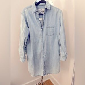Frank & Eileen Mary dress Size Small in pale blue denim